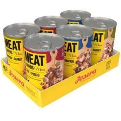 Josera Meatlovers Menú 6 X 400 G Comida Húmeda Para Perros -Gatos Perros Suministros Tienda 343296 pla josera josera meatlovers menu 6x400g mix 5