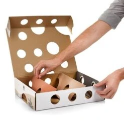 Canadian Cat Company MagicBox Juego De Inteligencia Para Gatos -Gatos Perros Suministros Tienda 346599 canadiancat company intelligenzspielzeug magicbox hs 06 3