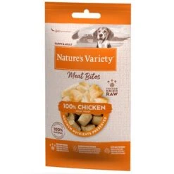 Nature's Variety Meat Bites Snack Liofilizado Para Perros -Gatos Perros Suministros Tienda 373096 natures variety gefriergetrocknete fleischhappen huhn 7