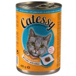 Catessy Bocaditos 12 X 400 G En Latas -Gatos Perros Suministros Tienda 373821 catessy gelee lachs 9