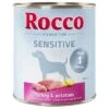Rocco Sensitive 6 X 800 G -Gatos Perros Suministros Tienda 38666 pla rocco sensitive turkeypotatoes 800g hs 01 2