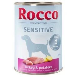 Rocco Sensitive Pack Ahorro 24 X 400 G -Gatos Perros Suministros Tienda 38667 pla rocco sensitive turkeypotatoes 400g hs 01 8