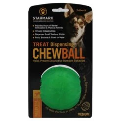 Starmark Pelota Portasnacks Para Perros 13 Starmark Pelota Portasnacks Para Perros -Gatos Perros Suministros Tienda 388799 pla starmark treat dispensing chewball hs 01 9