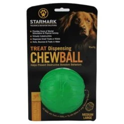 Starmark Pelota Portasnacks Para Perros 15 Starmark Pelota Portasnacks Para Perros -Gatos Perros Suministros Tienda 388800 pla starmark treat dispensing chewball hs 01 4