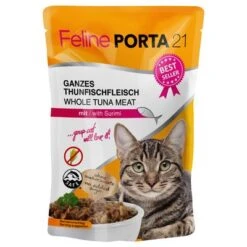 Feline Porta 21 En Bolsitas 6 X 100 G 9 Feline Porta 21 En Bolsitas 6 X 100 G -Gatos Perros Suministros Tienda 4675 pla felineporta21 tunasurimi pouch 5