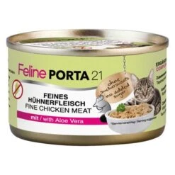 Feline Porta 21 Comida Para Gatos 6 X 90 G 16 Feline Porta 21 Comida Para Gatos 6 X 90 G -Gatos Perros Suministros Tienda 4710 pla felineporta21 huhnaloe 90g 2