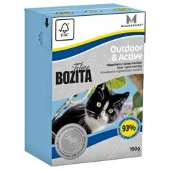 Bozita Feline Tetra Recart 12 X 190 G -Gatos Perros Suministros Tienda 47525 PLA Bozita Feline Tetrapack Outdoor Active 190g 4