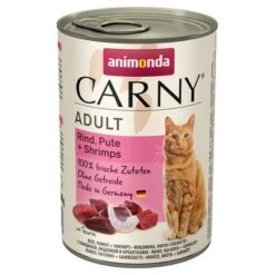 Animonda Carny Adult 12 X 400 G - Pack Ahorro -Gatos Perros Suministros Tienda 51216 pla animonda carny adult rind pute shrimps 400g hs 01 9