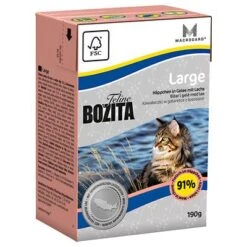 Gatos Perros Suministros Tienda -Gatos Perros Suministros Tienda 55026 PLA Bozita Feline Tetrapack Large 190g 5