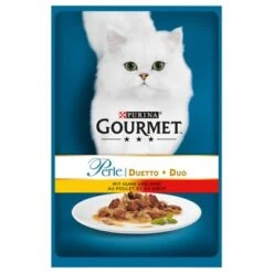 Gourmet Perle En Sobres 24 / 26 X 85 G -Gatos Perros Suministros Tienda 55984 pla nestle gourment huhnrind 85g 6
