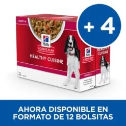 Hill's Science Plan Adult Healthy Cuisine Con Pollo Para Perros -Gatos Perros Suministros Tienda 606602 6 9