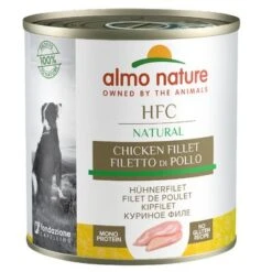 Pack Ahorro Almo Nature HFC 12 X 280 G / 290 G -Gatos Perros Suministros Tienda 63177 pla almo nature hfc natural huehnerfilet 280g 1