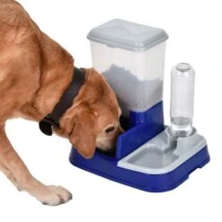Dispensador De Agua Y Pienso 20 Dispensador De Agua Y Pienso -Gatos Perros Suministros Tienda 64660 wasser und futterautomat 12 0
