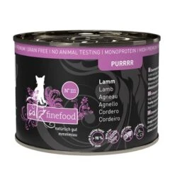 Catz Finefood Purrrr En Latas 6 X 200 / 190 G -Gatos Perros Suministros Tienda 67875 pla petsnature catzfinefood purrrrdose lamm 200g hs 01 3