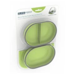 Comederos De Recambio Y Alfombrilla Para SureFeed -Gatos Perros Suministros Tienda 69841 surefeed ersatznapfe und matte gruen hs 01 0