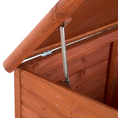 Caseta De Madera Woody Premium Con Puerta Para Perros 7 Caseta De Madera Woody Premium Con Puerta Para Perros - Imagen 5