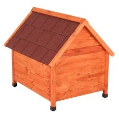 Caseta De Madera Spike Classic -Gatos Perros Suministros Tienda 70438 pla hundehuette spike standard premium fg 7214 2