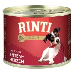 Rinti Gold 12 X 185 G -Gatos Perros Suministros Tienda 70641 pla rinti gold entenherzen 185g 6