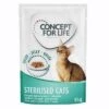 Concept For Life Sterilised Cats En Gelatina -Gatos Perros Suministros Tienda 71081 pla concept for life katze nass sterilised gelee 85g 2