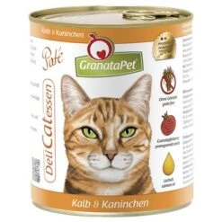 GranataPet DeliCatessen 6 X 800 G - Pack De Prueba -Gatos Perros Suministros Tienda 71537 pla granatapet delicatessen kalb 2