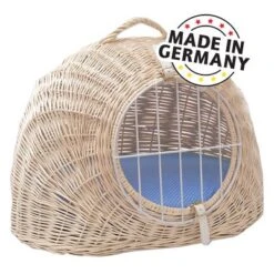 Cueva Y Transportín De Mimbre Aumüller Con Cojín Para Mascotas 11 Cueva Y Transportín De Mimbre Aumüller Con Cojín Para Mascotas -Gatos Perros Suministros Tienda 78349 aumueller korbhoehle made in germany 8