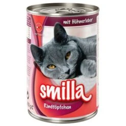 Smilla Tierno Vacuno - Pack De Prueba -Gatos Perros Suministros Tienda 80100 pla smilla rindt pfchen h hnerleber 6 x 400g 4
