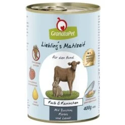 GranataPet Liebling's Mahlzeit 400 G Comida Húmeda Para Perros - Pack Mixto -Gatos Perros Suministros Tienda 80205 pla lieblingsmahlzeit kalbkaninchen 6x400g mix 8