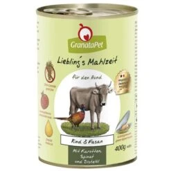 GranataPet Liebling's Mahlzeit 400 G Comida Húmeda Para Perros - Pack Mixto -Gatos Perros Suministros Tienda 80205 pla lieblingsmahlzeit rindfasan 6x400g mix 3