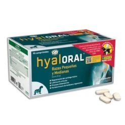 Hyaloral Para Perros De Razas Pequeñas Y Medianas -Gatos Perros Suministros Tienda 81443 pla gepork hyaloral 90comp 9