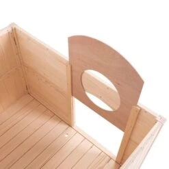 Caseta Palazzo Para Mascotas -Gatos Perros Suministros Tienda 82021 holzhuette laavu fg 9610 6