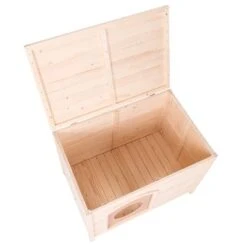 Caseta Palazzo Para Mascotas -Gatos Perros Suministros Tienda 82021 holzhuette laavu fg 9611 1