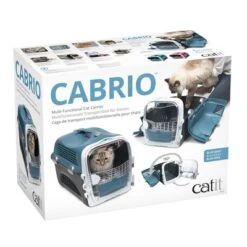 Transportín Catit Cabrio Para Mascotas -Gatos Perros Suministros Tienda 82082 hagen catit brio blue grey anwendung hs 04 5