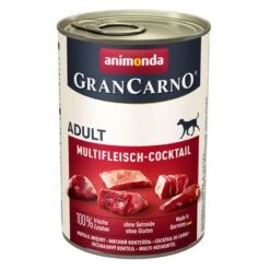 Animonda GranCarno Original Adult 12 X 400 G - Pack Ahorro -Gatos Perros Suministros Tienda 82730 pla animonda grancarno adult multifleischcocktail 400g 9