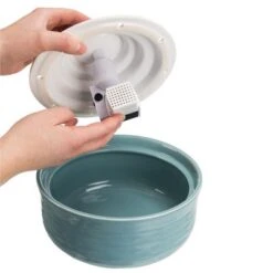 Bebedero Fuente Trixie Vital Falls De Cerámica -Gatos Perros Suministros Tienda 98396 trixie trinkbrunnen vital falls keramik hs 05 8