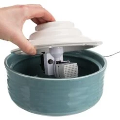 Bebedero Fuente Trixie Vital Falls De Cerámica -Gatos Perros Suministros Tienda 98396 trixie trinkbrunnen vital falls keramik hs 06 9