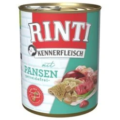 Rinti Kennerfleisch 6 X 800 G -Gatos Perros Suministros Tienda 98719 pla bilder rinti kennerfleisch pansen 800g hs 01 5