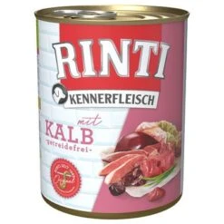 Rinti Kennerfleisch 6 X 800 G -Gatos Perros Suministros Tienda 98833 pla bilder rinti kennerfleisch kalb 800g hs 01 3