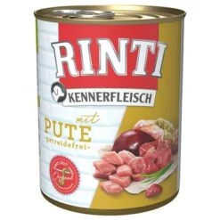 Rinti Kennerfleisch 6 X 800 G -Gatos Perros Suministros Tienda 98835 pla bilder rinti kennerfleisch pute 800g hs 01 0