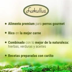 Lukullus Menú Gustico 24 X 800 G - Pack Ahorro -Gatos Perros Suministros Tienda b 2022 12 lukullus benefits general 1000x1000 de 3