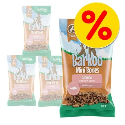 Barkoo Mini Bones Sin Cereales - Pack Ahorro 3 Barkoo Mini Bones Sin Cereales - Pack Ahorro