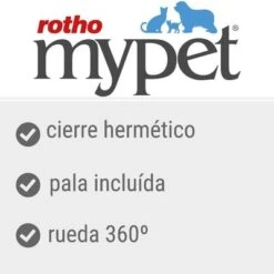 Contenedor De Pienso Rotho MyPet Archie -Gatos Perros Suministros Tienda benefits template accesories 1000x1000 int 2 7