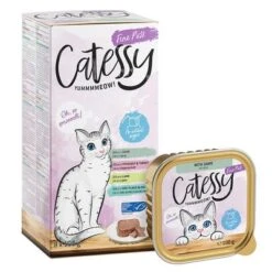 Catessy En Tarrinas 64 X 100 G - Pack Mixto -Gatos Perros Suministros Tienda catessy finepate boxtray g p l m 8x100g 1000x1000 7