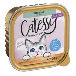 Catessy En Tarrinas 64 X 100 G - Pack Mixto -Gatos Perros Suministros Tienda catessy finepate game 100g 1000x1000 2