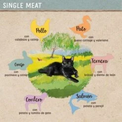 Feringa Single Meat Menu 6 X 200 G -Gatos Perros Suministros Tienda feringa board adult singlemeat tastes es 1000x1000 3
