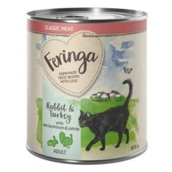 Feringa Classic Meat Menu 12 X 800 G - Pack Ahorro -Gatos Perros Suministros Tienda feringa classicmeat adult rabbitturkey 800g 1000x1000 1
