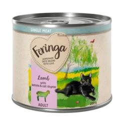 Feringa Single Meat Menu 6 X 200 G -Gatos Perros Suministros Tienda feringa singlemeat adult lamb 200g 1000x1000 1