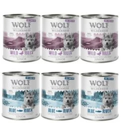 Wolf Of Wilderness Free Range 6 X 400 G / 800 G - Pack De Prueba -Gatos Perros Suministros Tienda jr mix 800 g 1000x1000 ohne st rer 0