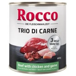 Rocco Classic Trio Di Carne 800 G 7 Rocco Classic Trio Di Carne 800 G -Gatos Perros Suministros Tienda la 122214 rocco triodicarne beefchickengame 800g 1000x1000 3