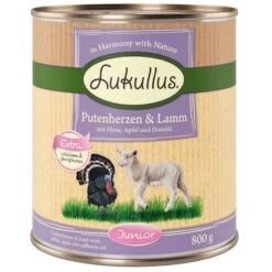 Pack Ahorro Lukullus Junior 24 X 800 G -Gatos Perros Suministros Tienda lk 800g junior putelamm 1000x1000 6