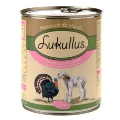 Pack Ahorro Lukullus Junior 24 X 800 G -Gatos Perros Suministros Tienda lukullus junior putenherzen lamm 800 g 9